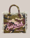 Borsa In Canvas Di Cotone Colette Mimetica COL0001 03477L MC2 Saint Barth