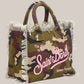 Borsa In Canvas Di Cotone Colette Mimetica COL0001 03477L MC2 Saint Barth