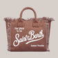 Borsa In Canvas Di Cotone Colette Marrone COL0001 00098L MC2 Saint Barth