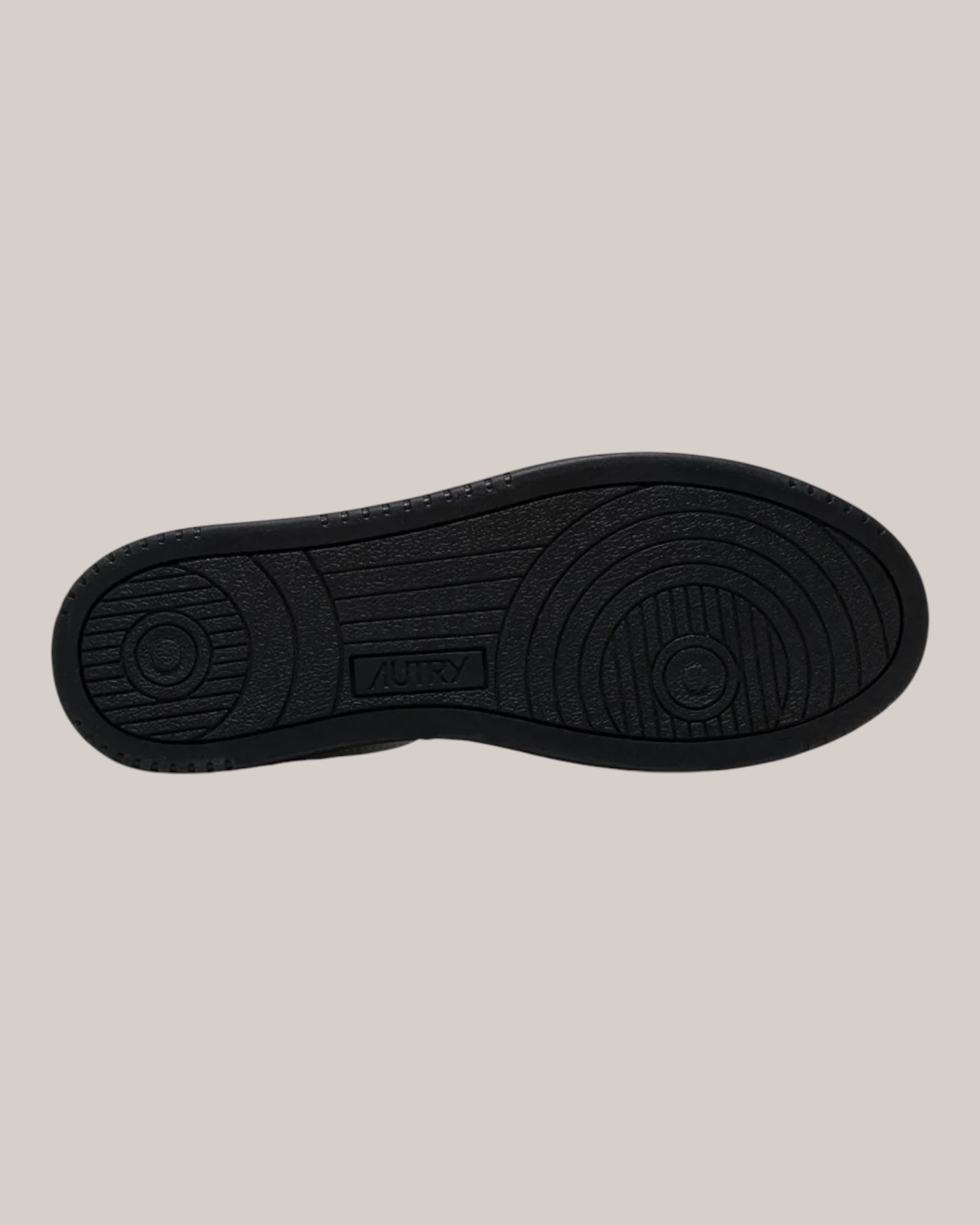 Sneakers Base In Pelle Medalist Low Man Bianca/Nero ALM WB01 Autry