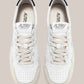 Sneakers Basse In Pelle Medalist Low Bianca e Nera In Suede Beige AULM LS21 Autry