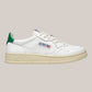 Sneakers Base In Pelle Medalist Low Man Bianco/Verde AULM LL20 Autry