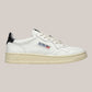 Sneakers Base In Pelle Medalist Low Man Bianco/Nero AULM LL22 Autry