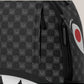 Zaino Unisex Sharks In Paris WTF Bubbly Black Check 910B8633NSZ Spayground