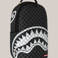 Zaino Unisex Black & White Drip Check Sharks 910B8553NSZ Spayground