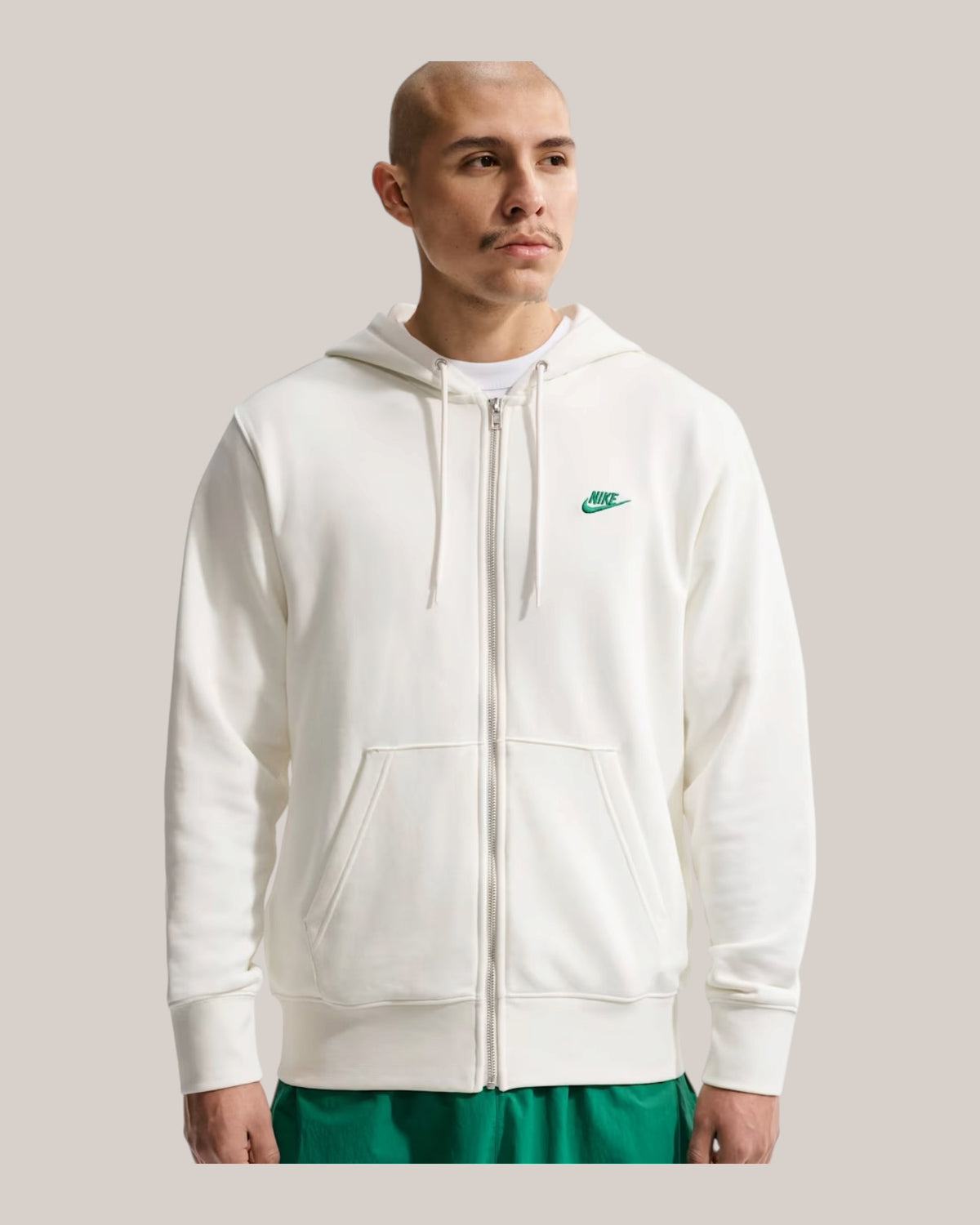 Nike French Terry Fleece Herren Hoodie Weiß – IF0676-133