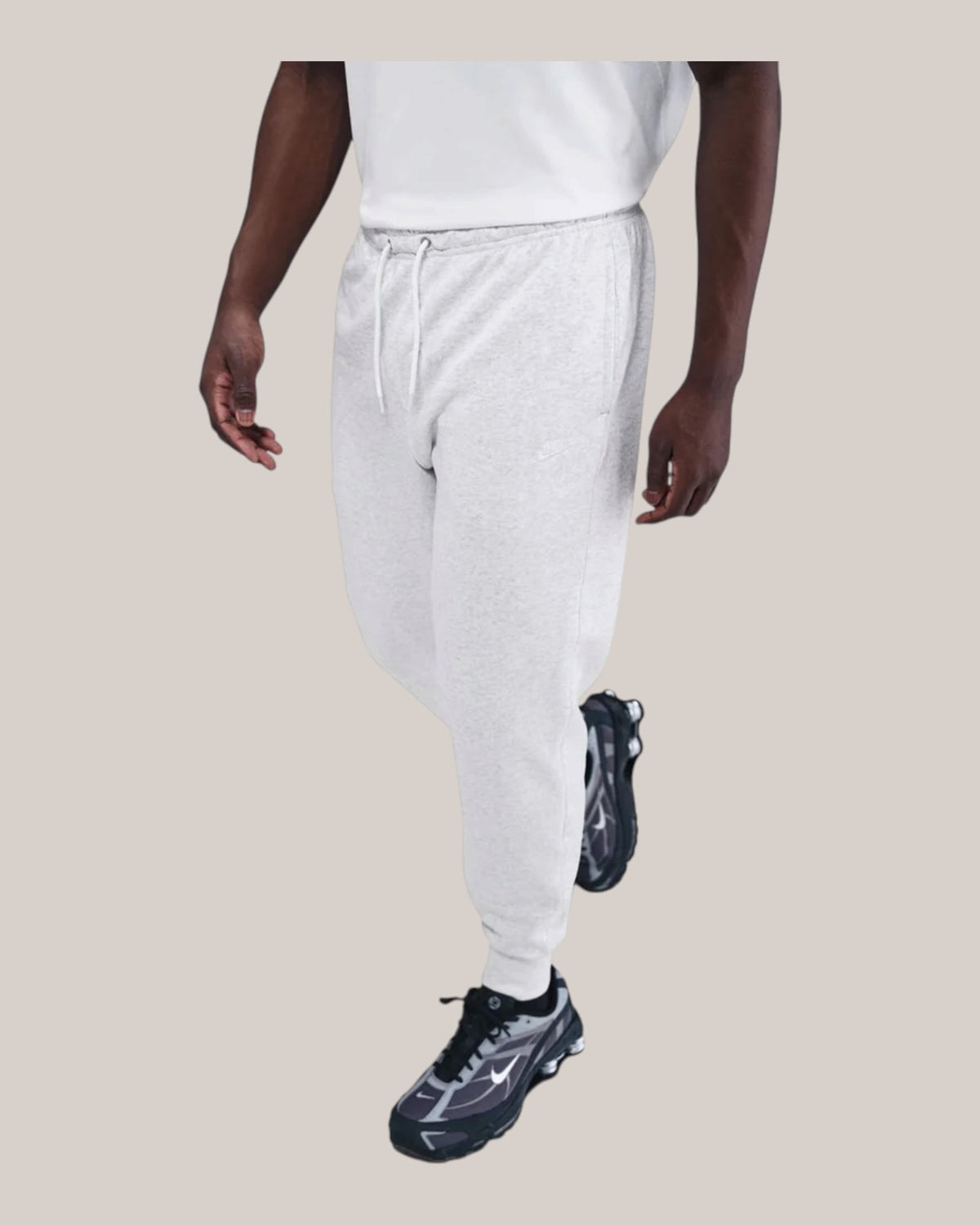 Nike Club French Terry Jogger Uomo Grigio Birch Heather – FN3801-051