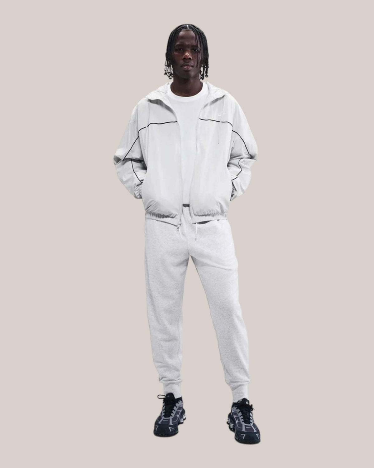 Nike Club French Terry Jogger Herren Grau Birch Heather – FN3801-051