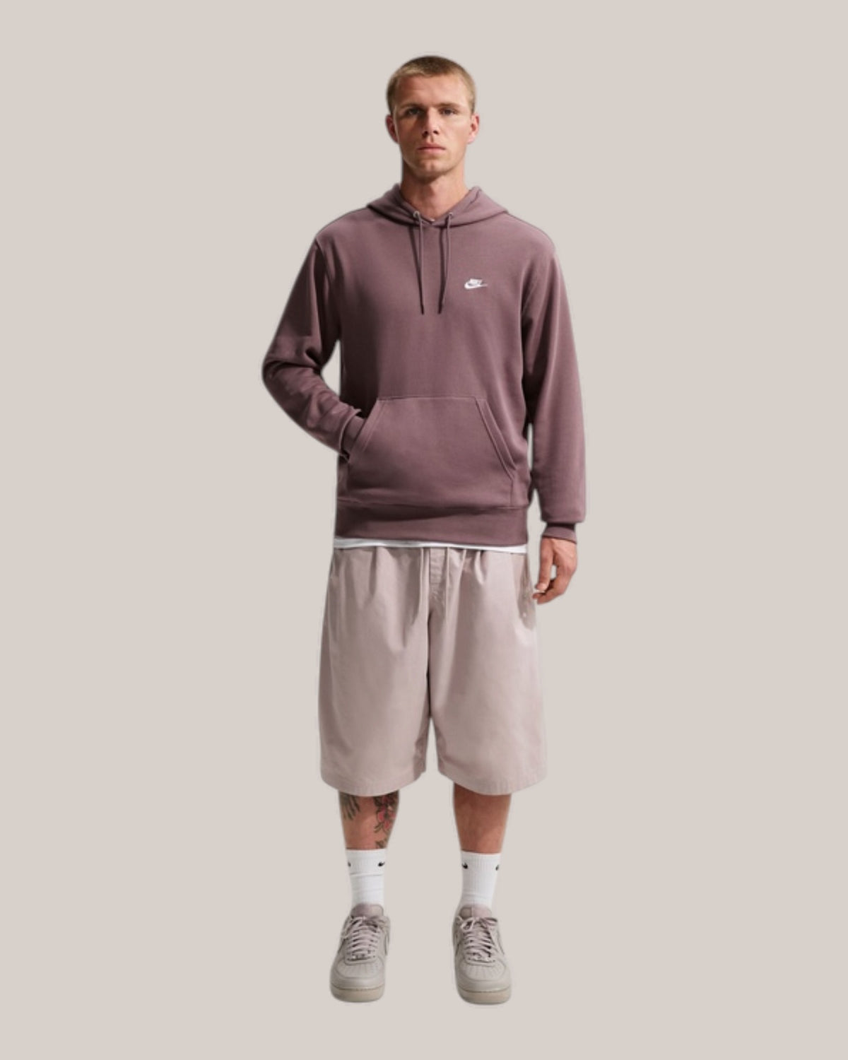 Nike Club Herren-Sweatshirt Tattoo/White FN3866-502