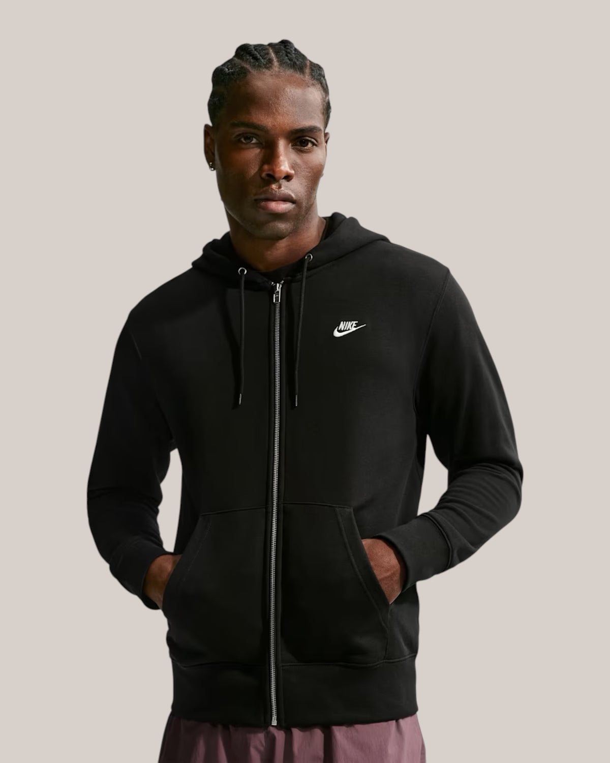 Nike Sportswear Club Hoodie Herren Black/Sail IF0676-010