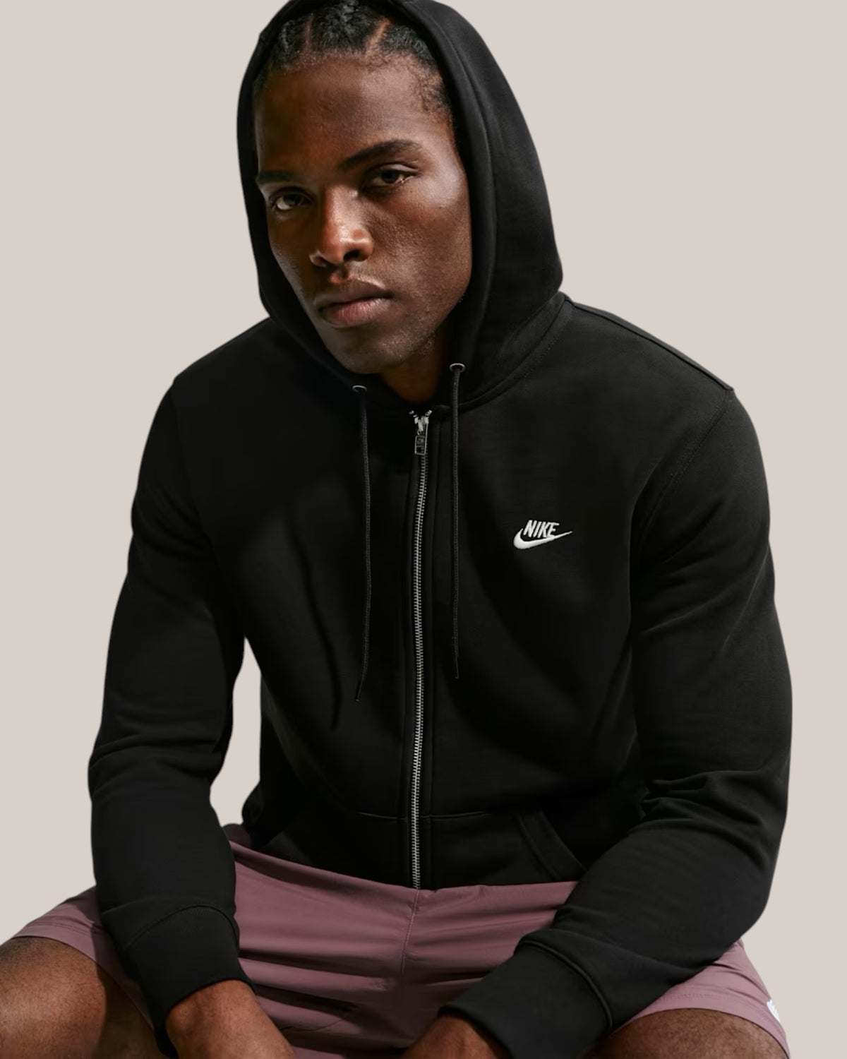 Nike Sportswear Club Hoodie Herren Black/Sail IF0676-010