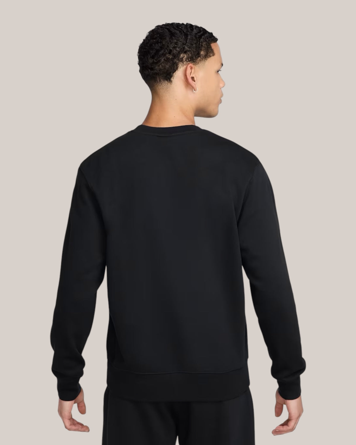 Nike Club Herren-Sweatshirt Schwarz/Schwarz/Weiß FN3888-010