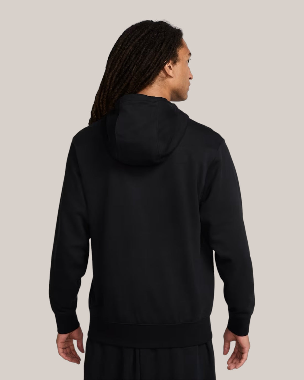 Nike Club Felpa Uomo Nero/Nero/Bianco FN3866-010