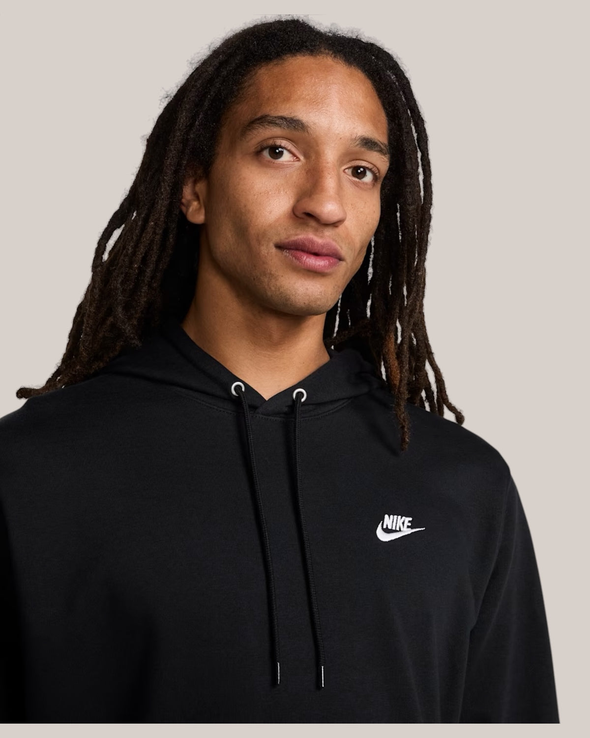 Nike Club Felpa Uomo Nero/Nero/Bianco FN3866-010