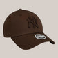New Era Cappello Con Visiera New York Yankees Marrone 60471462