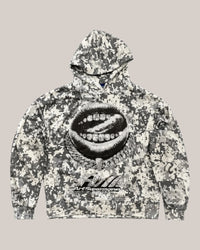 Art Supermoney Felpa Bianca Hoodie Pixel White
