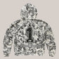 Art Supermoney Felpa Bianca Hoodie Pixel White