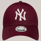 New Era Cappello Con Visiera New York Yankees Rosso Scuro 60915782