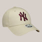 New Era Cappello Con Visiera New York Yankees Beige 60915726