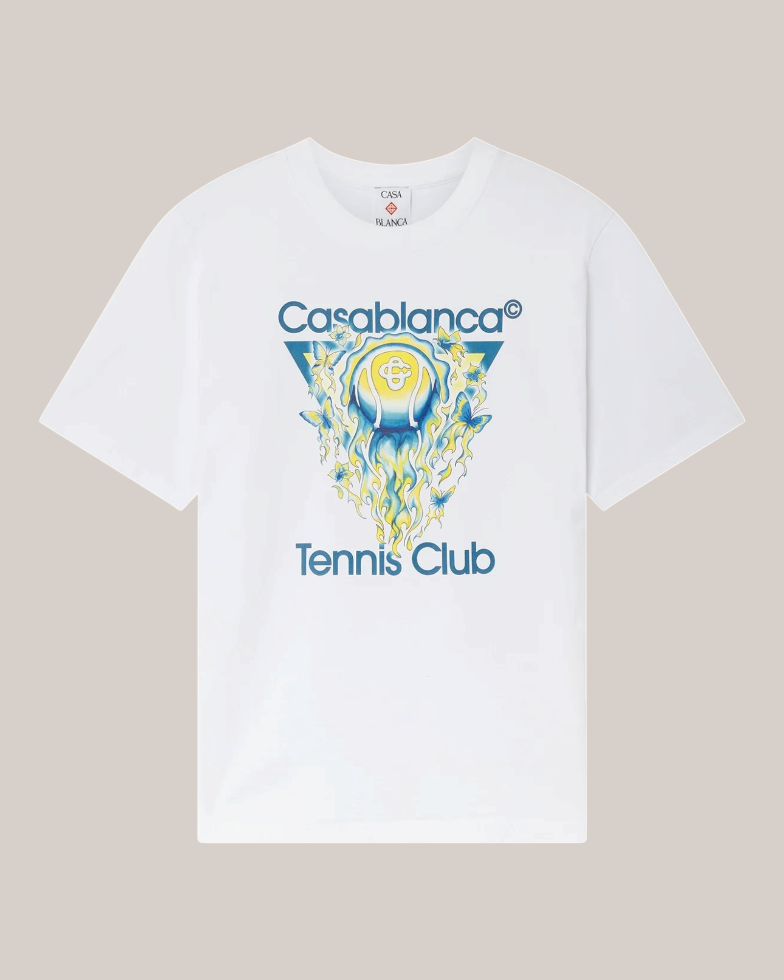 T-Shirt Tennis Club Icon Classic Bianca SP26-JTS-001-01 Casablanca