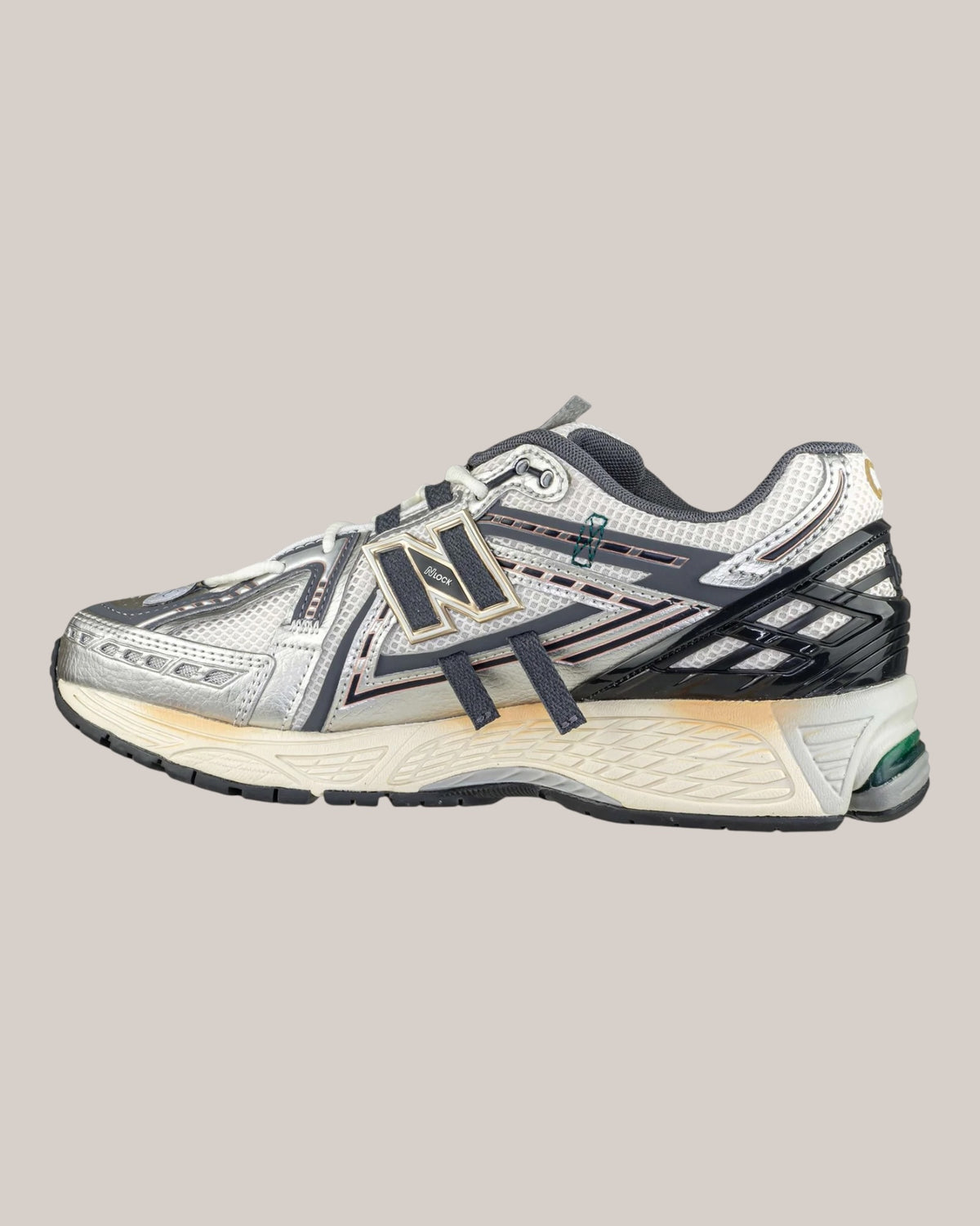 New Balance Sneakers Silver Metallic/Castlerock/Gold Metallic M1906AD