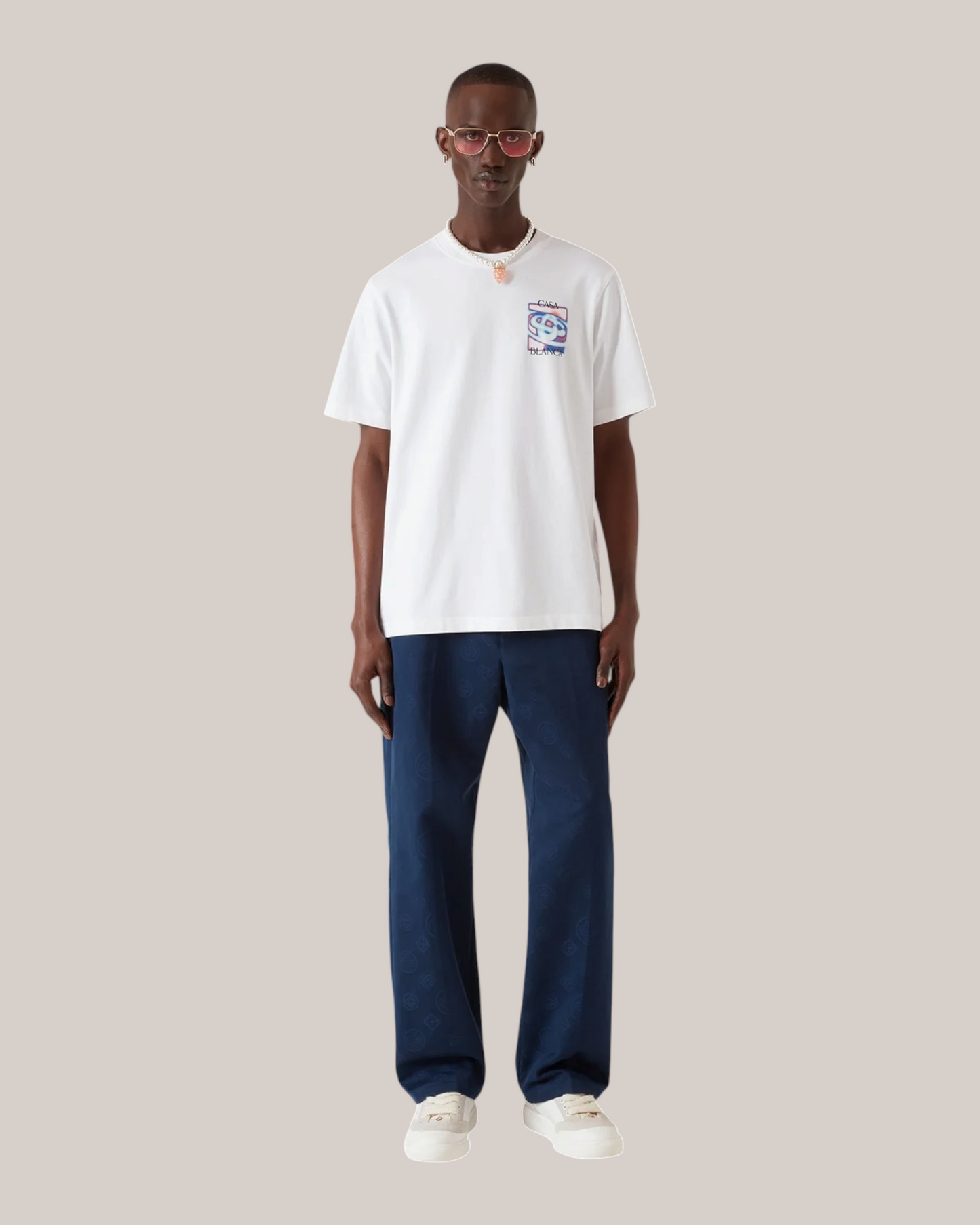 T-Shirt Heat Map Classic Bianca SP26-JTS-001-07 Casablanca