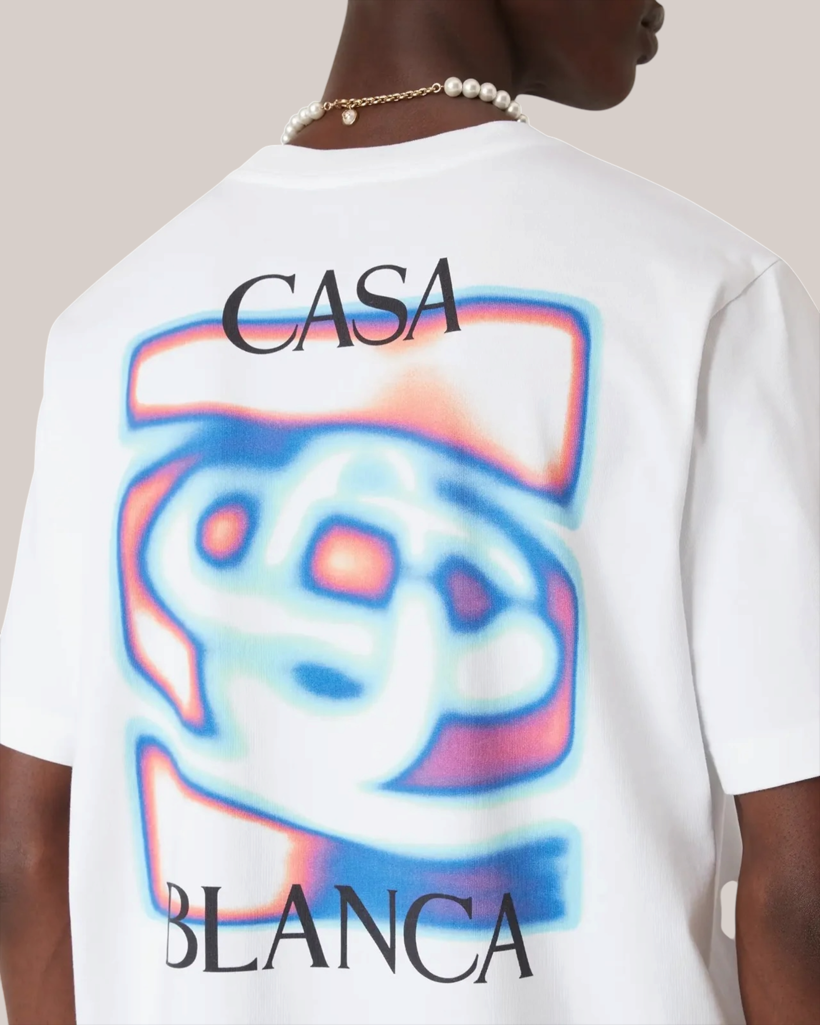 T-Shirt Heat Map Classic Bianca SP26-JTS-001-07 Casablanca