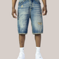 Short Baggy Fit Lavaggio Sabbiato Medio 06B Soldier