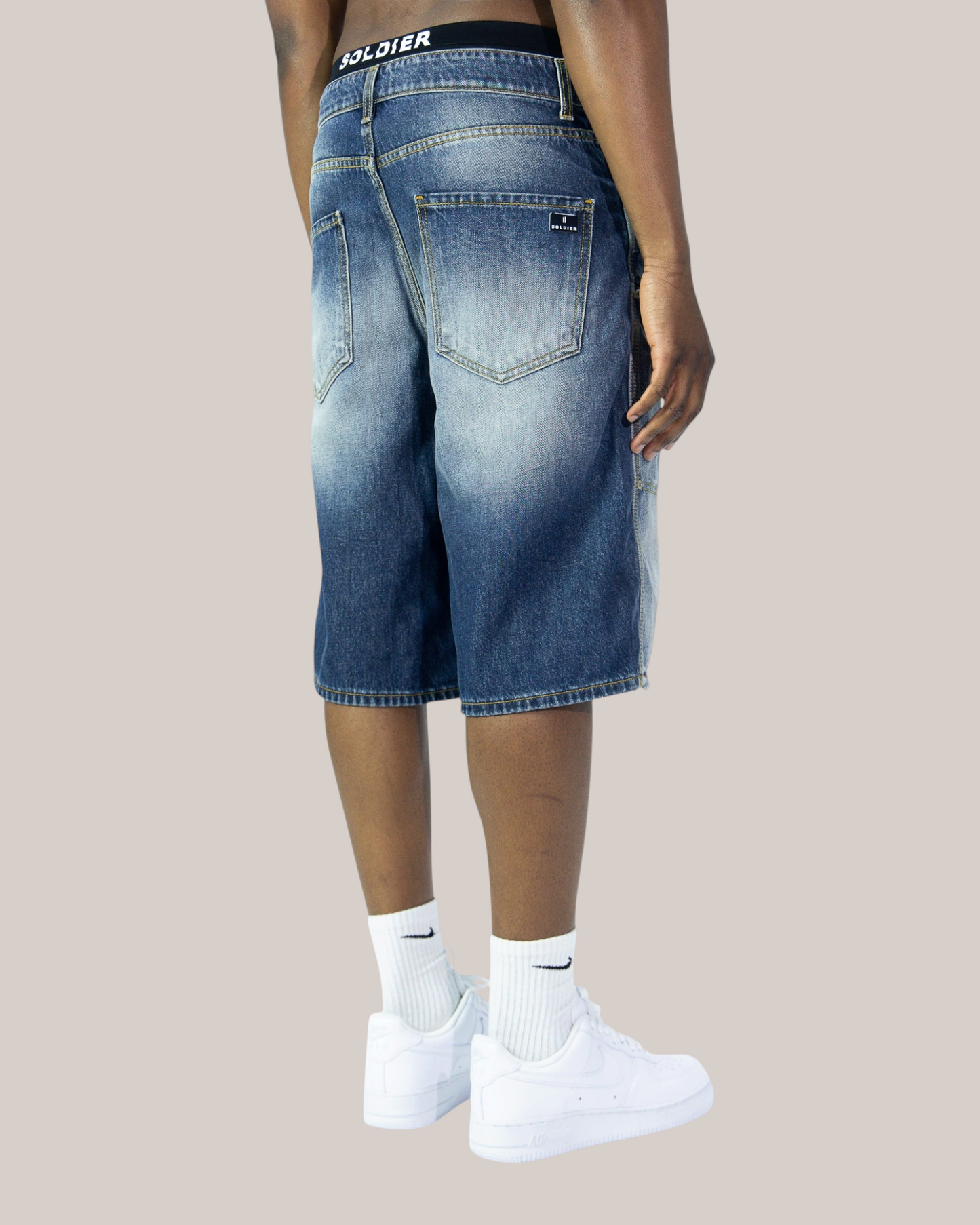 Short Baggy Fit Carpentier Blue Medio 01B Soldier