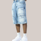 Short Baggy Fit Carpentier Blue Chiaro 02B Soldier