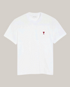 Ami Paris T-shirt Ami de Cœur in cotone bianco BFUTS035.724.100